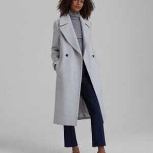 NWT Club Monaco Daylina Heather Grey Coat - Size S
